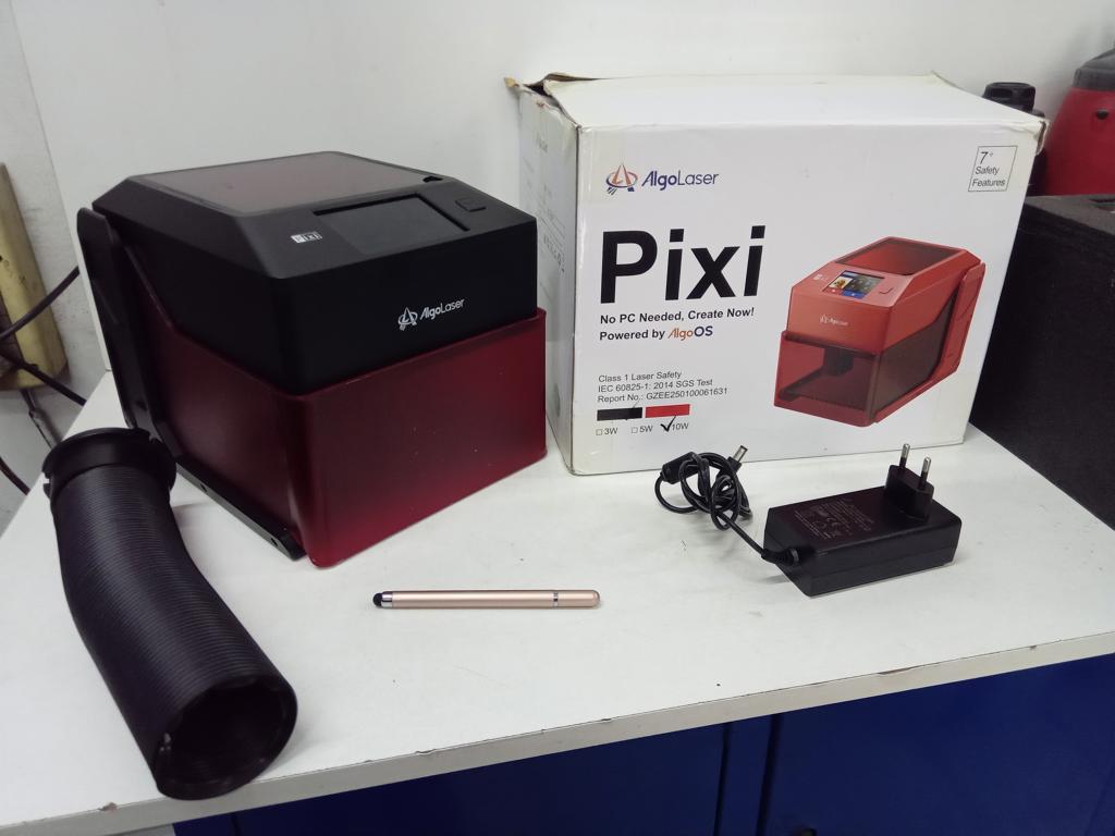 Grabadora Laser Marca Algolaser Modelo Pixi Acc Caño CorrugadoLapizTransformadorProtectorEn Caja