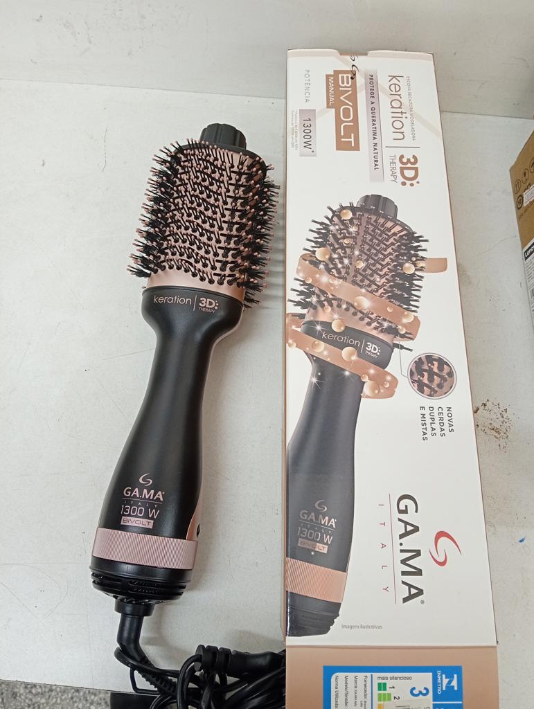 Planchita Para Cabello Marca Gama Modelo Brush 3d Usado En Buen Estado Acc Caja
