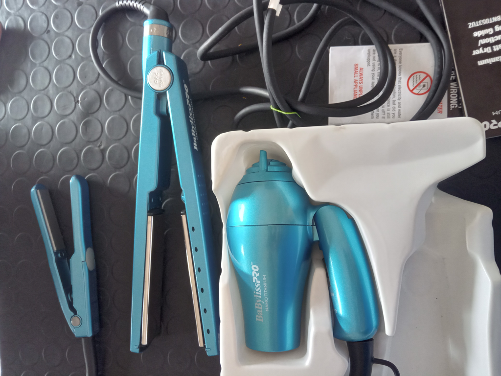 Planchita Para Cabello Marca Babyliss Modelo Babyliss Pro Nano Titanium Usado En Buen Estado Acc Planchita Y Secador Pequeños