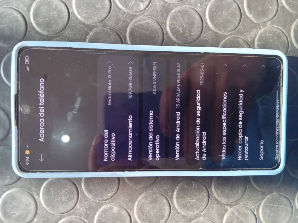 Celular Marca Xiaomi Modelo Redmi 13 Memoria Ram 8 Gb Almacenamiento Interno 256 Gb Acc No Tiene