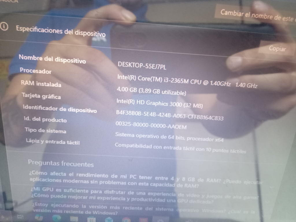 Foto 2 de Notebook Marca Asus Modelo S400c Procesador Core I3 Memoria Ram 4 Gb Disco Duro 279 Gb Generacion 2 Acc Cargador