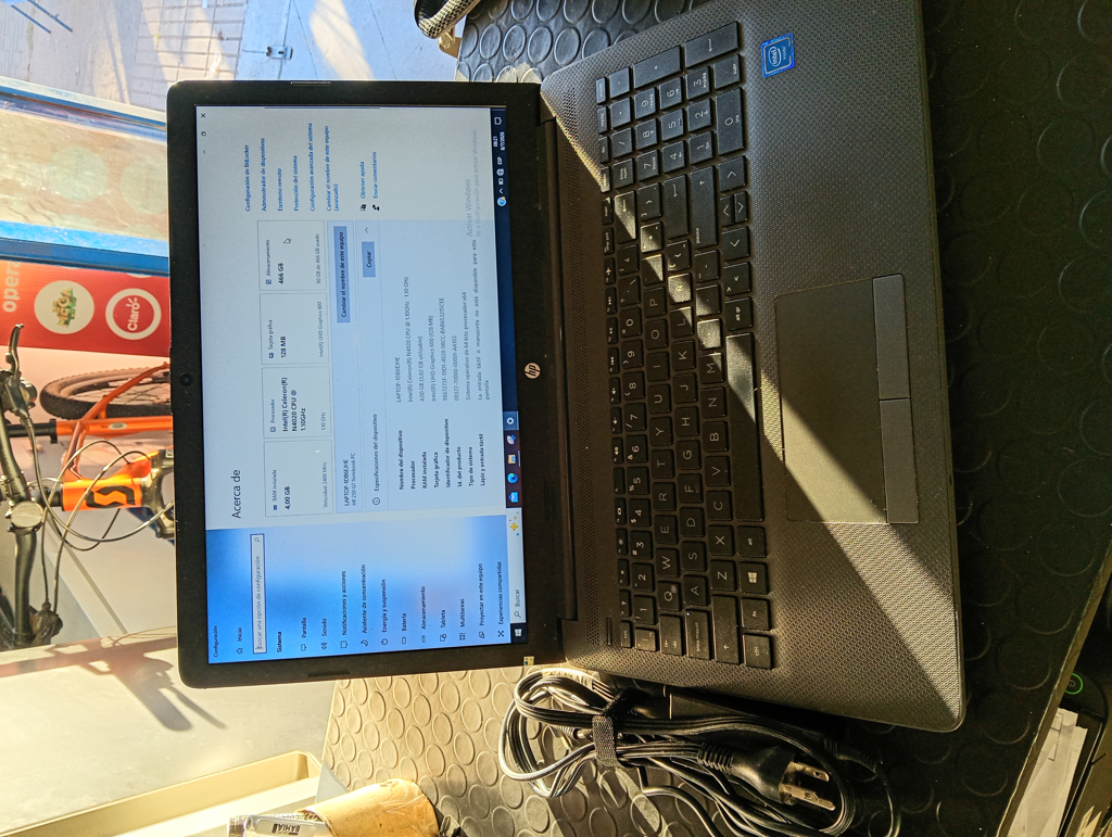 Notebook Marca Hp Modelo Hp 250 G7 Procesador Celeron Memoria Ram 4 Gb Disco Duro 500 Gb Generacion No Tiene Acc CargadorCable Power