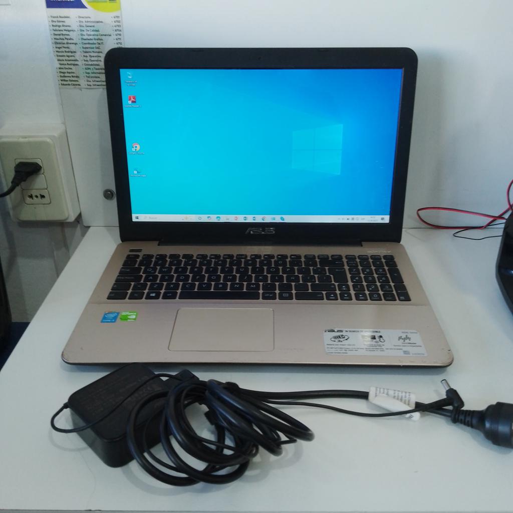 Notebook Marca Asus Modelo X555l Procesador I34030u1.90ghz Memoria Ram 8 Gb Disco Duro 500 Gb Generacion 4 Acc No Tiene