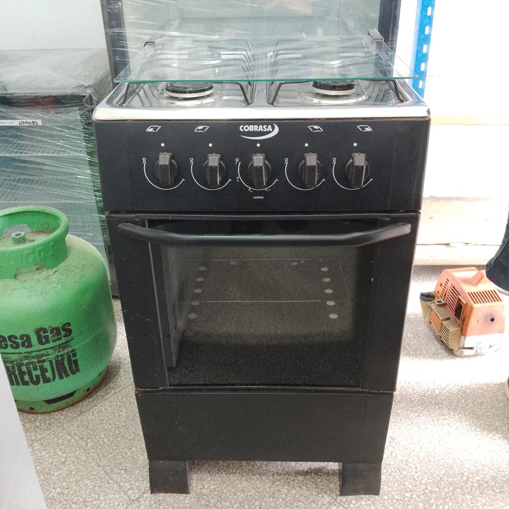 Cocina A Gas Marca Cobrasa Modelo Fogao 4bc Usado En Buen Estado Acc 4 HornallasTapa De Vidrio