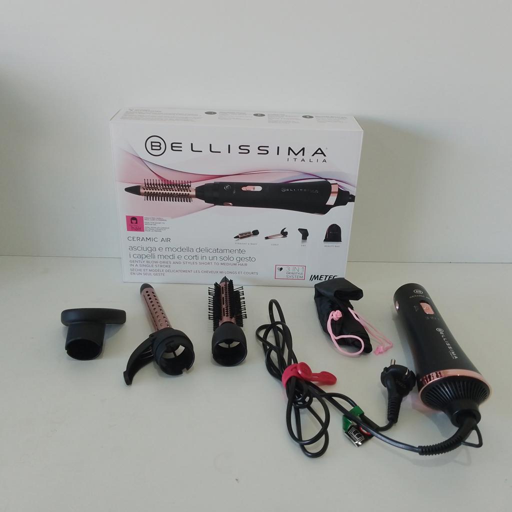 Secador De Pelo Marca Bellissima Modelo Ceramic Air S4201 Nuevo Sin Uso Acc 3 PicosBolsa De TelaEn Caja