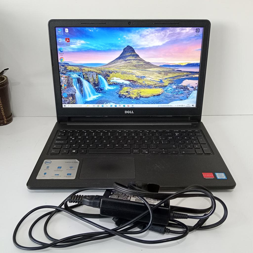 Notebook Marca Dell Modelo Inspiron 15 Procesador I7-8550u 1.80 Ghz Memoria Ram 8 Gb Disco Duro 240 Gb Generacion 8 Acc No Tiene