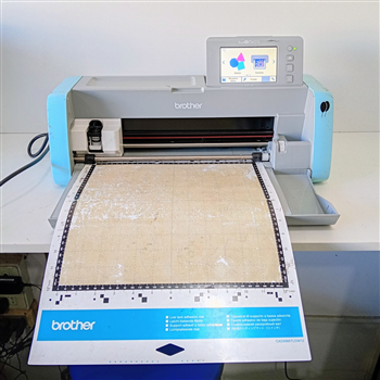 Impresora Marca Brother Modelo Sdx125 Usado En Buen Estado Acc 1 CuchillaCable Cte1 Tapete AdhesivoCon 10 Accesorios