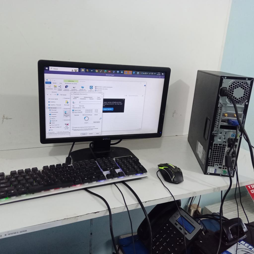 Computadoras De Escritorio Marca Hp Modelo Mxl3090yth Usado-En-Buen-Estado Procesador -Ryzen-Pro Memoria Ram 16 Gb Disco Duro 1.000 Gb Acc Teclado Y Mas Y Apc