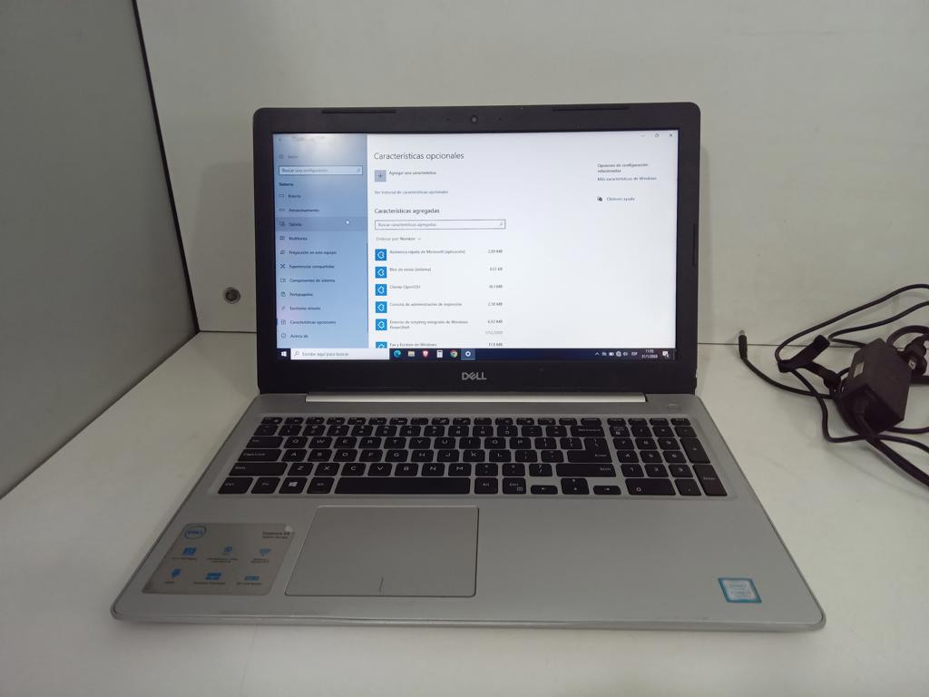 Notebook Marca Dell Modelo P75f Procesador Core17 Memoria Ram 8 Gb Disco Duro 222 Gb Generacion 7 Acc Con Cargador
