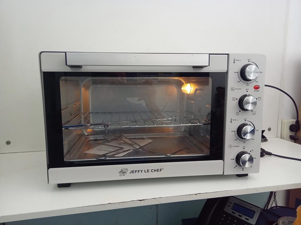 Horno Marca Jeffy Le Chef Litros 55 Modelo Kld-116 Usado En Buen Estado Acc Parrilla Spiedo