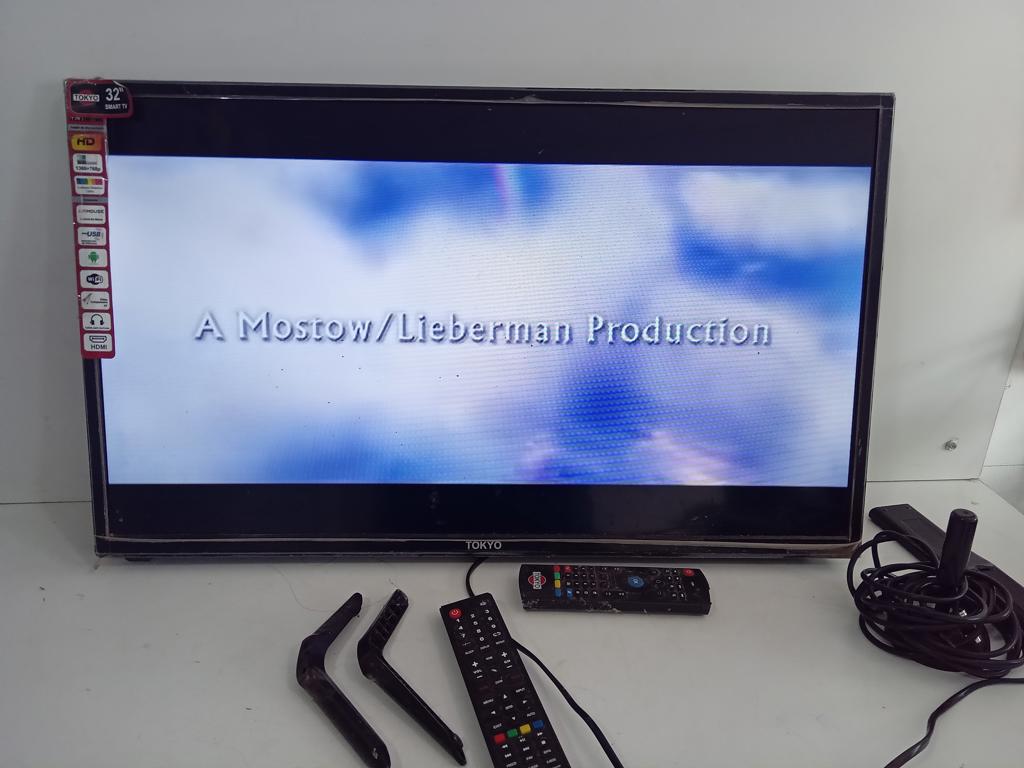 Televisor Led Smart De 32 '' Marca Tokyo Modelo Tvtokh32sm Con Control Usado En Buen Estado Acc Patita Control Antena