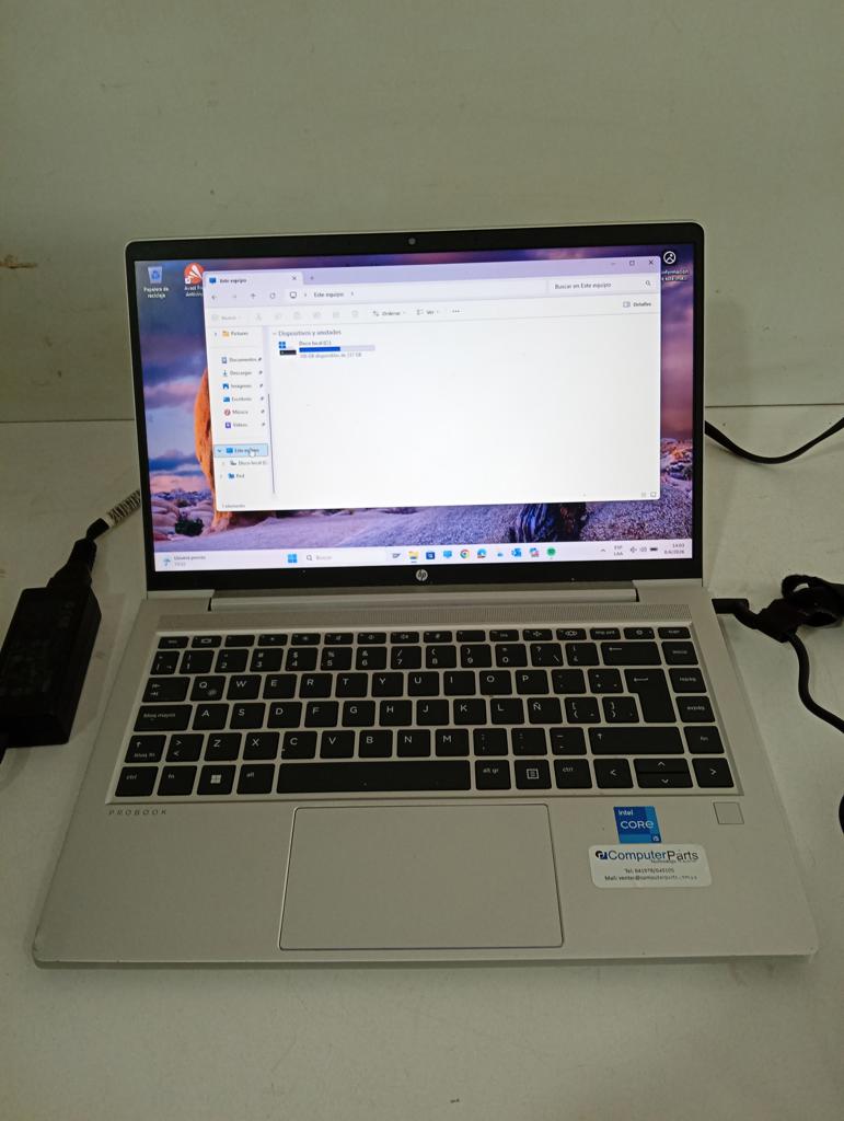 Notebook Marca Hp Modelo Rtl8822ce Procesador I5 Memoria Ram 16 Gb Disco Duro 237 Gb Generacion 11 Acc Cargador