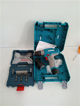 Taladro Marca Total Modelo Tdli12202 Acc Dos Cargador