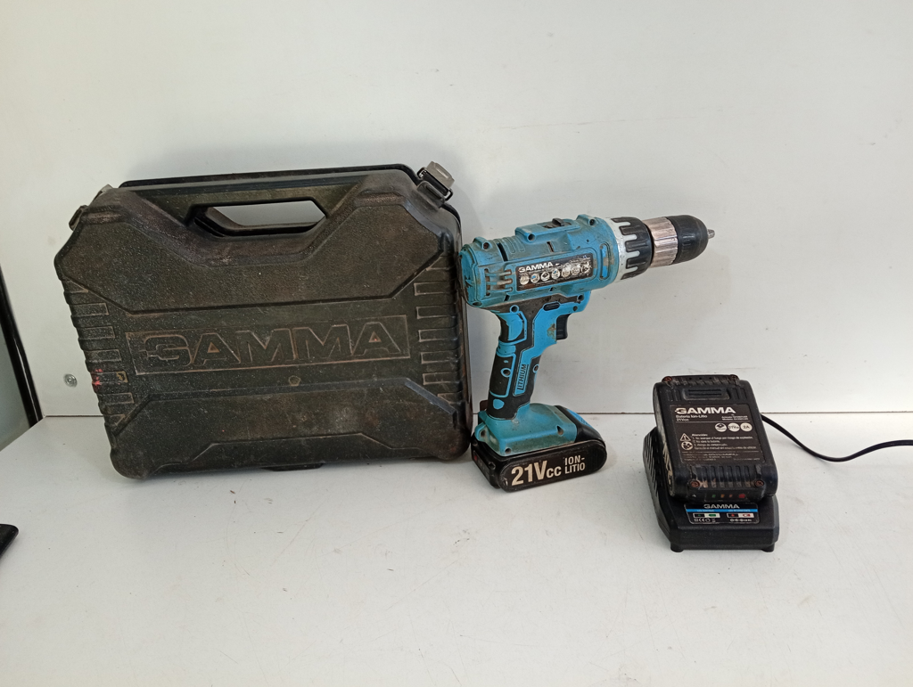 Taladro Marca Gama Modelo G12301ar Acc Dos Bateria Un Cargador