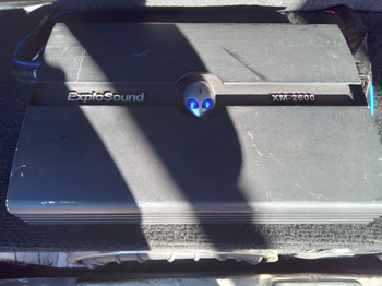 Amplificador De Sonido P/ Automovil Marca Explosound 2600 Modelo Xm2600 Usado En Buen Estado Acc No Tiene