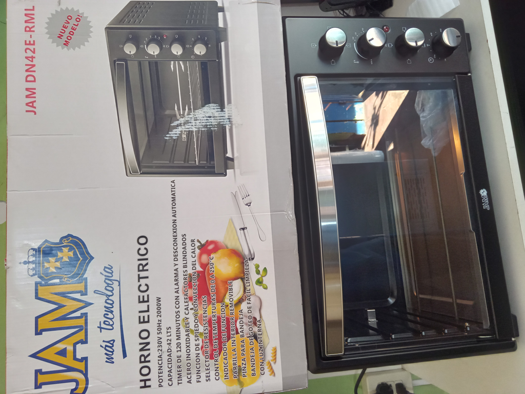 Horno Marca Jam. Litros 42 Modelo Dn42e-Rml Nuevo Sin Uso Acc BandejaAgarrador De Bandeja