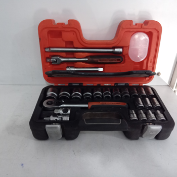 Caja De Herramientas Marca Bahco Modelo Dynamic-Drive Usado En Buen Estado Acc Con Varios Accesorios