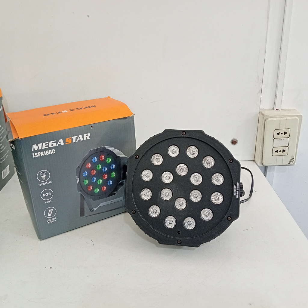 Luces Para Discoteca Marca Mega Star Modelo Lspa18rc Usado En Buen Estado Acc No Tiene