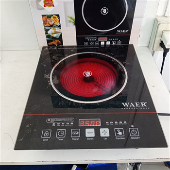 Cocina Electrica Tipo Inducción Marca Waer Modelo Wa-118 Usado En Buen Estado Acc Panel Digital
