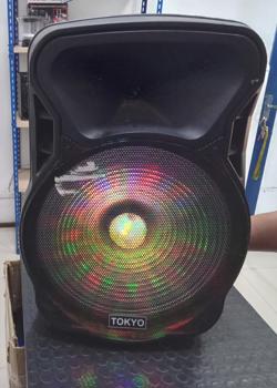 Caja De Sonido Amplificada Marca Tokyo Modelo Eltpparty15-N Sin Control Usado Con Desgaste Acc No Tiene
