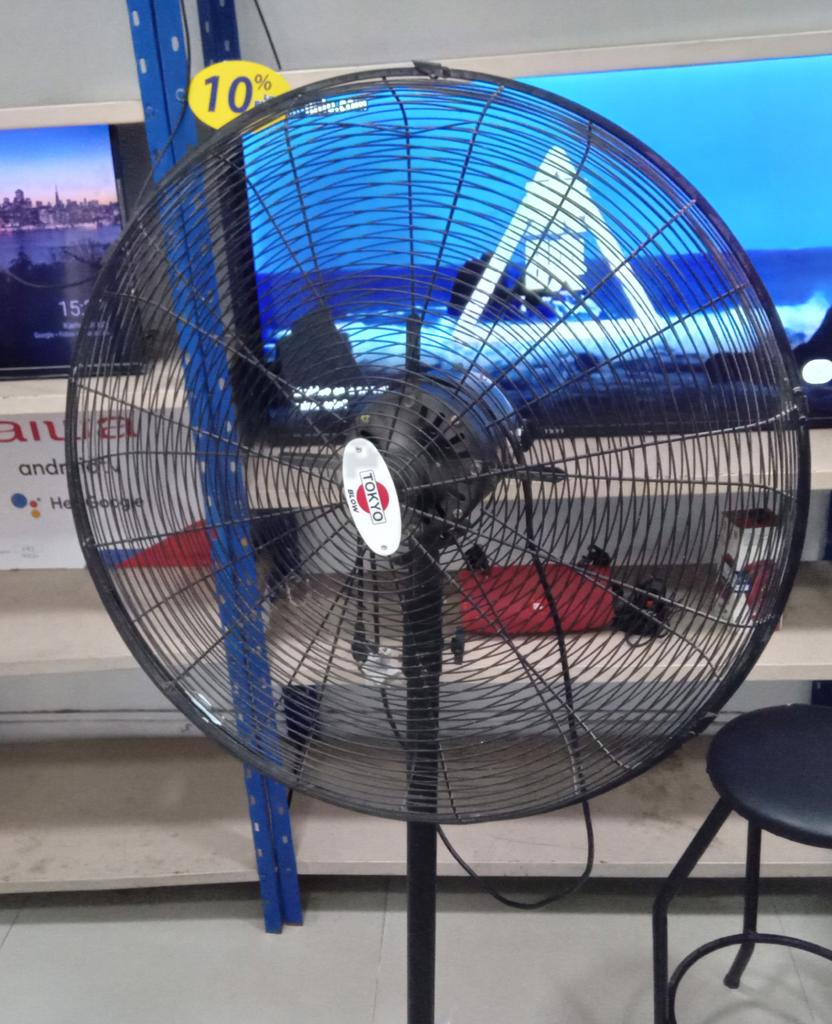 Ventilador 3 Velocidades Marca Tokyo Modelo Etokpii26-Ar Usado Con Desgaste Acc Sin
