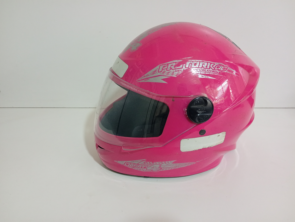 Foto 2 de Casco P/ Moto Marca Protork Modelo New Protok Liberty 4 Usado En Buen Estado Acc Visor Transparente