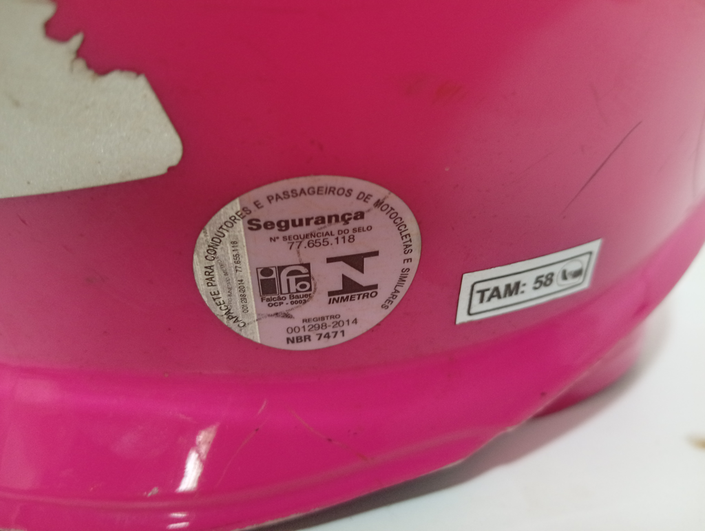 Foto 5 de Casco P/ Moto Marca Protork Modelo New Protok Liberty 4 Usado En Buen Estado Acc Visor Transparente