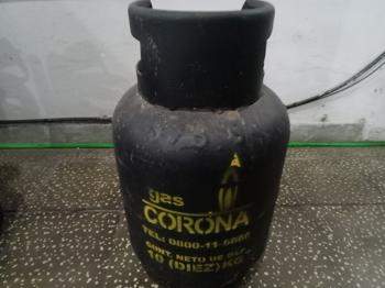 Garrafa Cap 10 Kg. Marca Gas Corona Usado En Buen Estado Color Gris Acc No Tiene