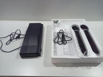 Par De Microfonos Marca Herostar Modelo C-05 Con Caja Acc Cable De ConexiónPila