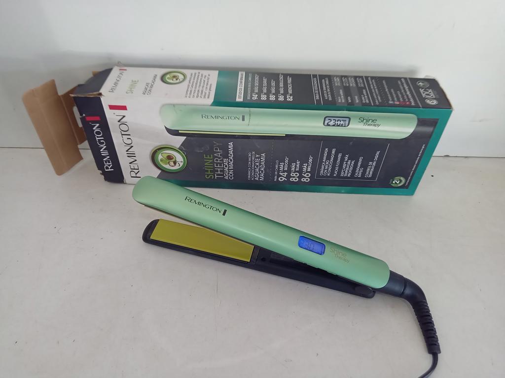 Planchita Para Cabello Marca Remigton Modelo S9960 Usado En Buen Estado Acc Caja