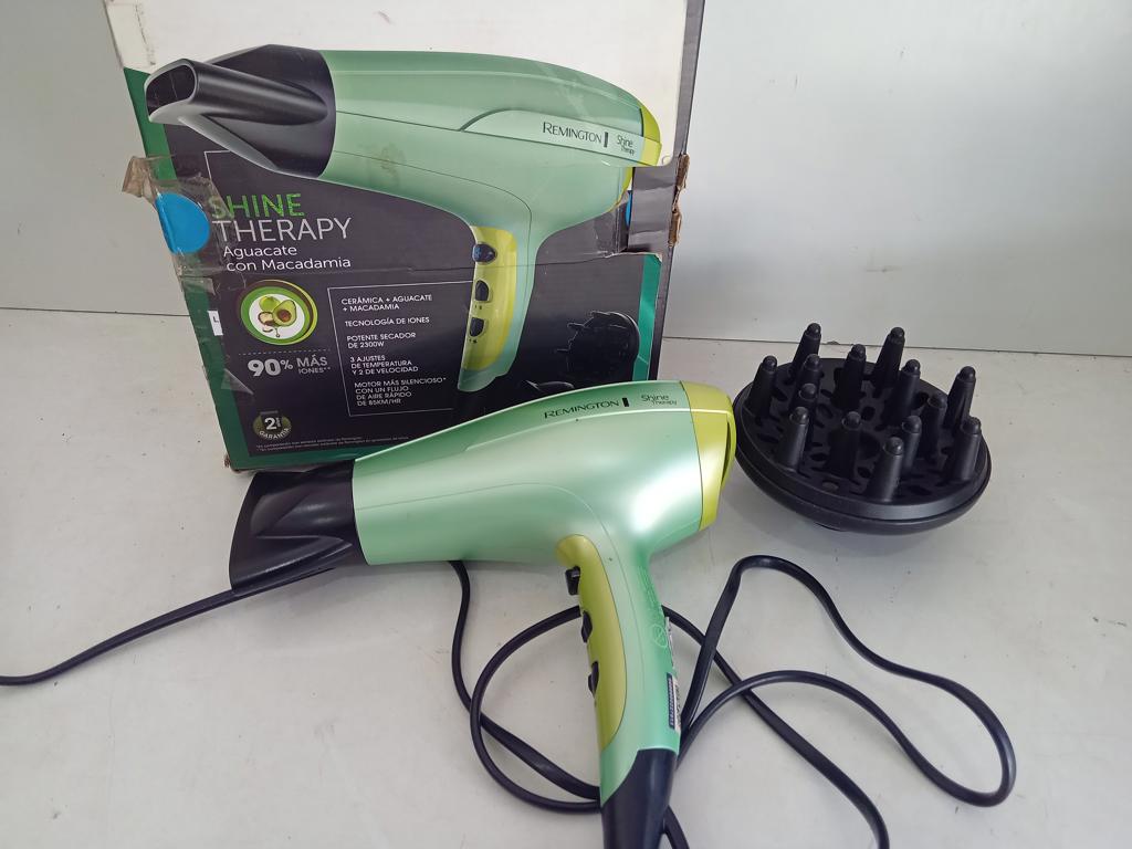 Secador De Pelo Marca Remington Modelo D5216 Usado En Buen Estado Acc 1 Pico 1 Pico DifusorEn Caja