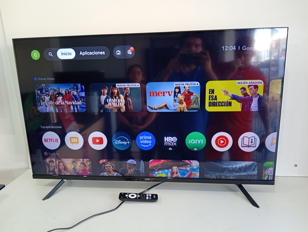 Televisor Led Smart De 43 '' Marca Jam Modelo Gtm5ultra-43gfsa Con Control Usado En Buen Estado Acc Patitas