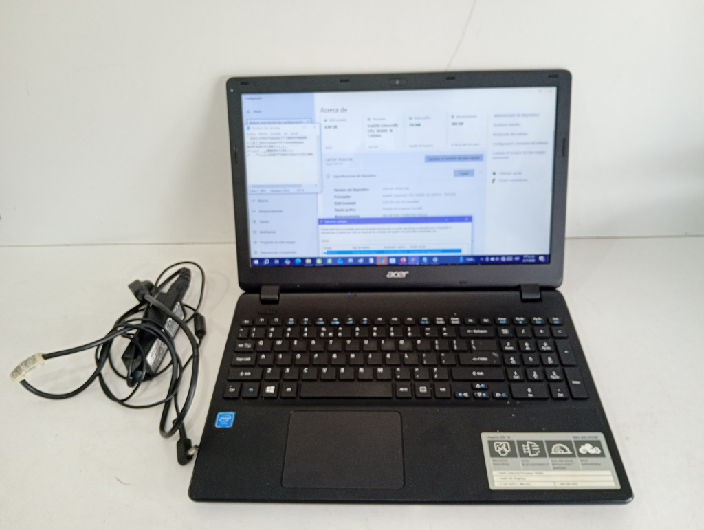 Notebook Marca Acer Modelo N15w4 Procesador Celeron Memoria Ram 4 Gb Disco Duro 500 Gb Generacion No Tiene Acc Tecl.Num
