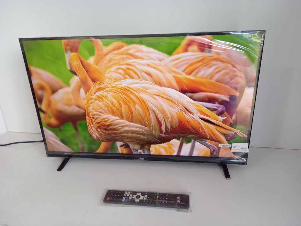Televisor Led Smart De 32 '' Marca Jam Modelo Ultrasgtm-32gfs Con Control Usado En Buen Estado Acc Patitas