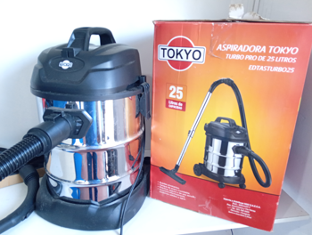 Aspiradora Marca Tokyo Modelo Edtasturbo25 Usado En Buen Estado Acc MangueraRuedas2 Picos1 Prolongador
