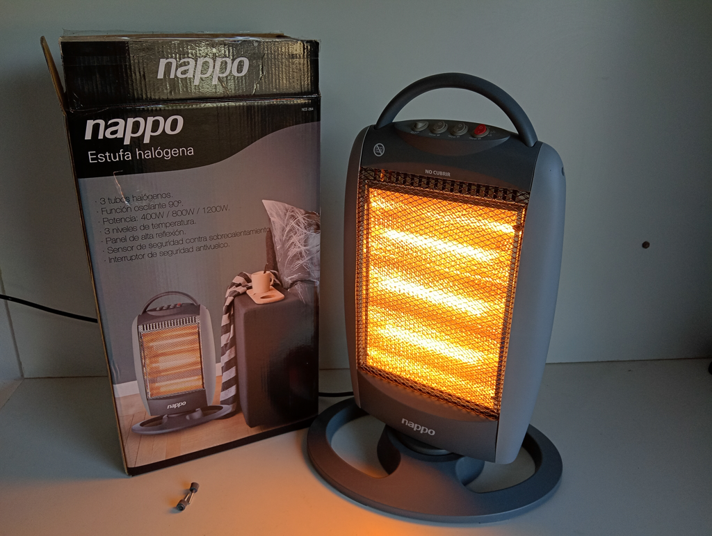 Estufa Marca Nappo Modelo Nce-264 Usado En Buen Estado Acc PedestalTornillos