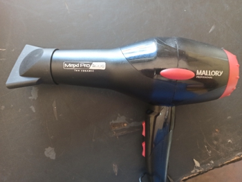 Secador De Pelo Marca Mallory Modelo Maxi Pro 3000 Nro Usado En Buen Estado Acc: C/ 1 Pico