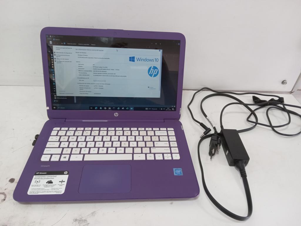 Notebook Marca Hp Modelo 14-Cb1xx Procesador Celeron Memoria Ram 4 Gb Disco Duro 87 Gb Generacion 4 Acc Pantalla De 14"