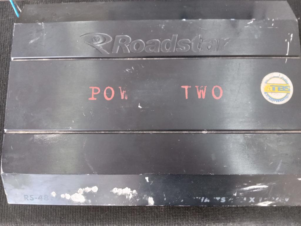 Amplificador De Sonido P/ Automovil Marca Roadstar Modelo Rs-4800 Usado En Buen Estado Acc No Tiene