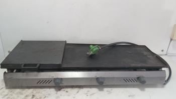 Plancha Hamburguesera Marca Sin Marca Modelo No Tiene Usado Con Desgaste Acc Manguera De Conexión 3 Quemadores+1 Tapa
