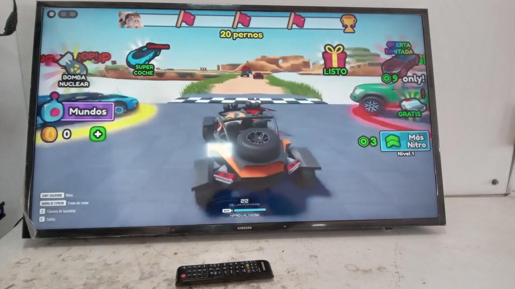 Televisor Led Smart De 40 '' Marca Sansung Modelo Un40j5290ag Con Control Usado En Buen Estado Acc Control