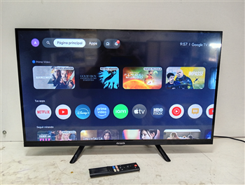 Televisor Led Smart De 32 '' Marca Aiwa Modelo Aw32b4sm Con Control Usado En Buen Estado Acc 2 PatitasCable Power