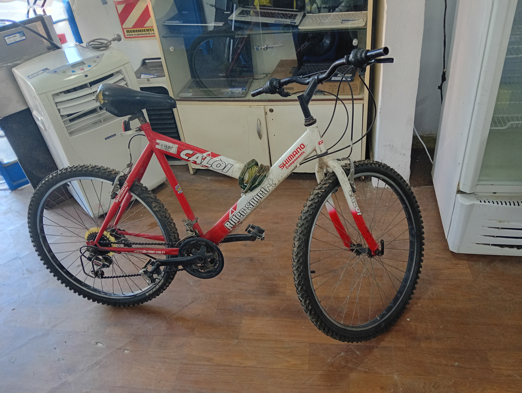 Bicicleta Marca Caloi Aro 26 Modelo Rided Sport Usado Con Desgaste Acc 21 Cambios