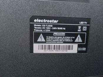 Televisor Led Smart De 50 '' Marca Electrostar Modelo Es-Tl5008 Con Control Usado En Buen Estado Acc 2 PatitasTornillosEn Caja