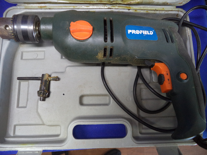 Taladro Marca Profield Tipo Martillete Modelo Impact Drill Usado Con Desgaste Acc Llave Y Maletin