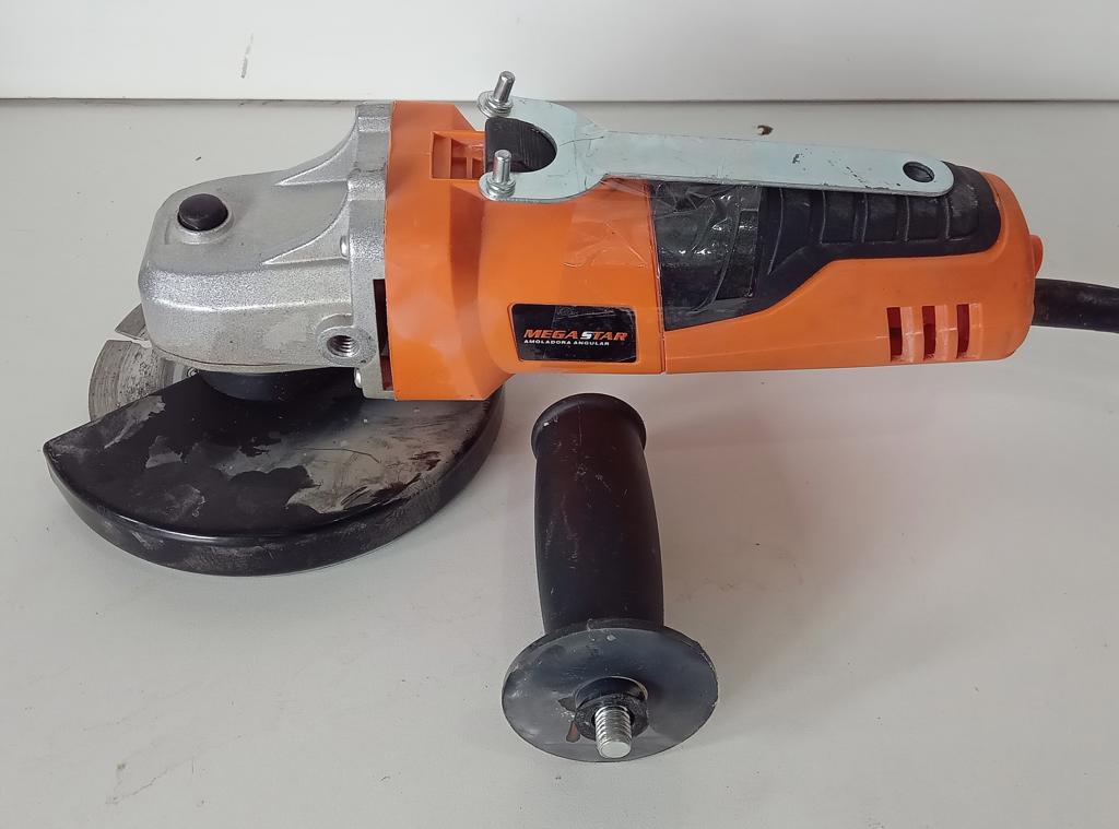 Pulidora Marca Mega Star Modelo Fz852 Tamaño Chico Usado En Buen Estado Acc C/ ManijaProtectorDisco De Corte