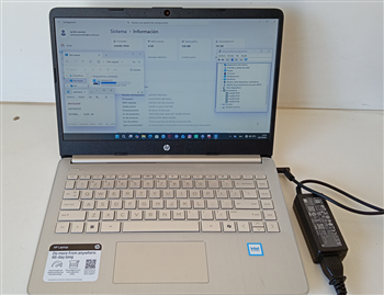 Notebook Marca Hp Modelo 14-Dq6011dx Procesador Intel N150 Memoria Ram 4 Gb Disco Duro 160 Gb Generacion 150 Acc WebcamWifi Puerto Tipo C
