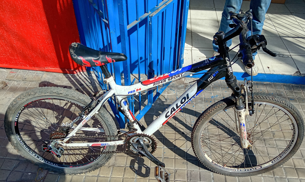 Bicicleta Marca Caloi Aro 24 Modelo Rider Sport Rusch Usado En Buen Estado Acc 21 Velocidades