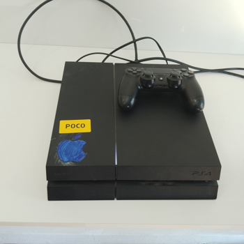 Juego Electronico Ps4 Marca Sony Fat Modelo Cuh-1206b Disco Duro : 1.000 Gb Con Control Sin Caja Usado En Buen Estado Acc: Cable HdmiCable Power