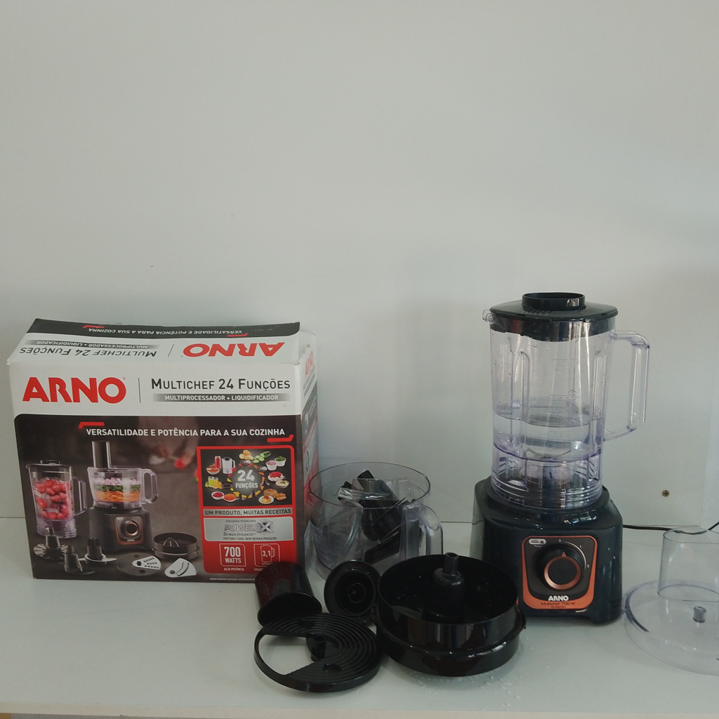 Multiprocesador 2 Velocidades Marca Arno Modelo Multiohef 700w Usado En Buen Estado Acc Con Sus Accesorios